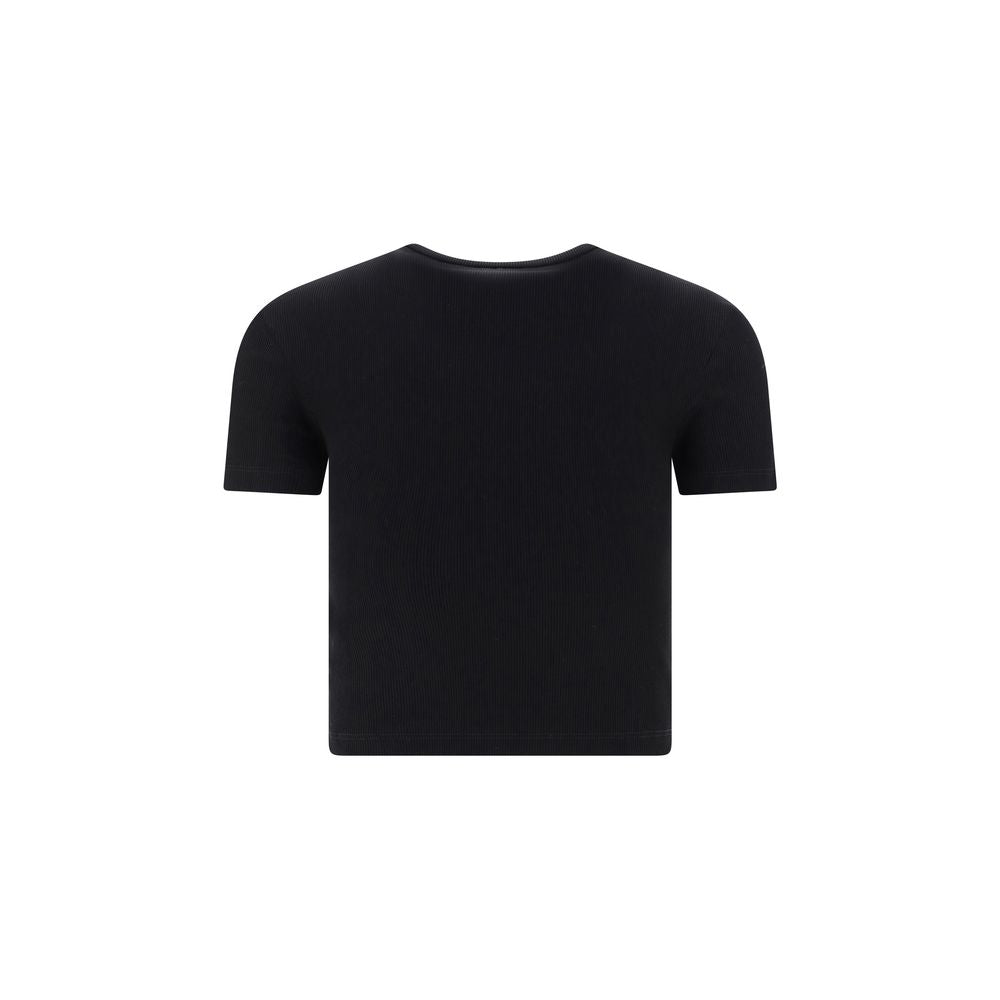 Fendi Black Cotton T-Shirt Fendi