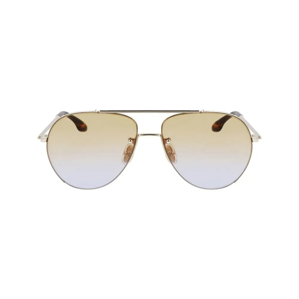 Victoria Beckham Gold Metal Sunglasses Victoria Beckham