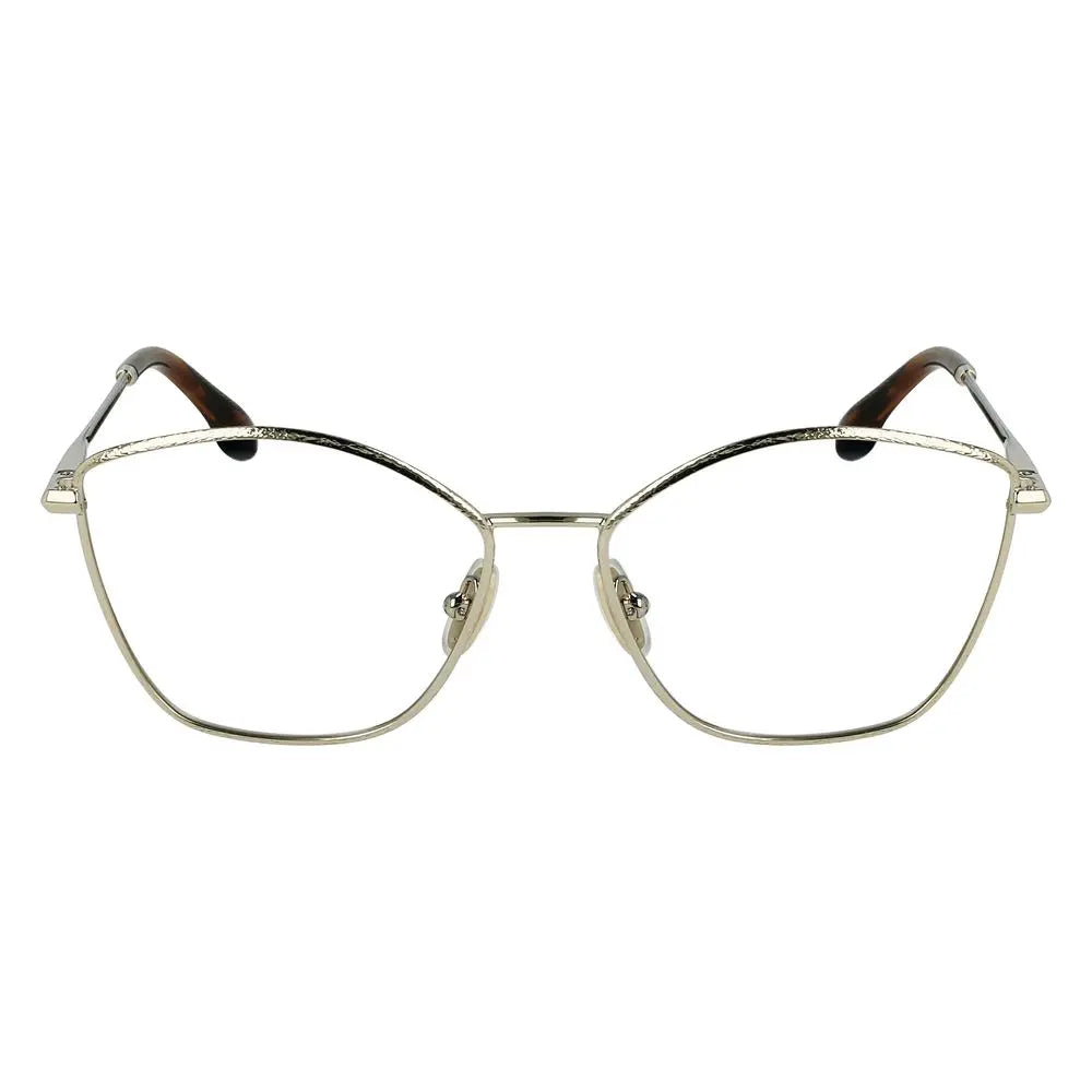 Victoria Beckham Gold Metal Glasses (Frames) Victoria Beckham