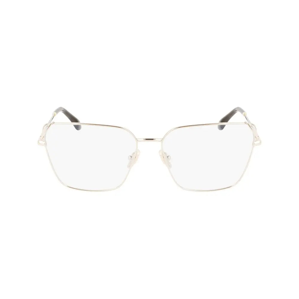 Victoria Beckham Gold Metal Glasses (Frames) Victoria Beckham