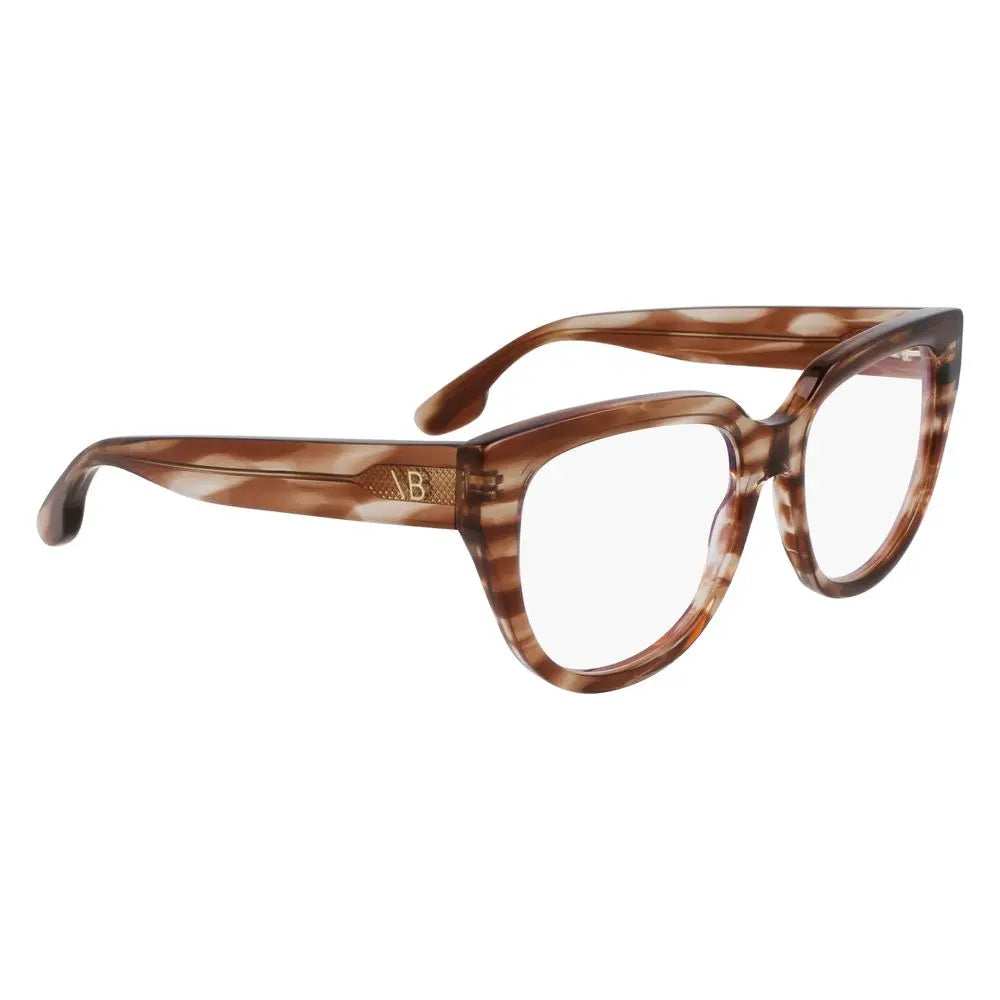 Victoria Beckham Brown Acetate Glasses (Frames) Victoria Beckham