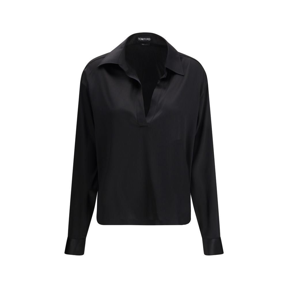 Tom Ford Black Silk Dress Shirt Tom Ford