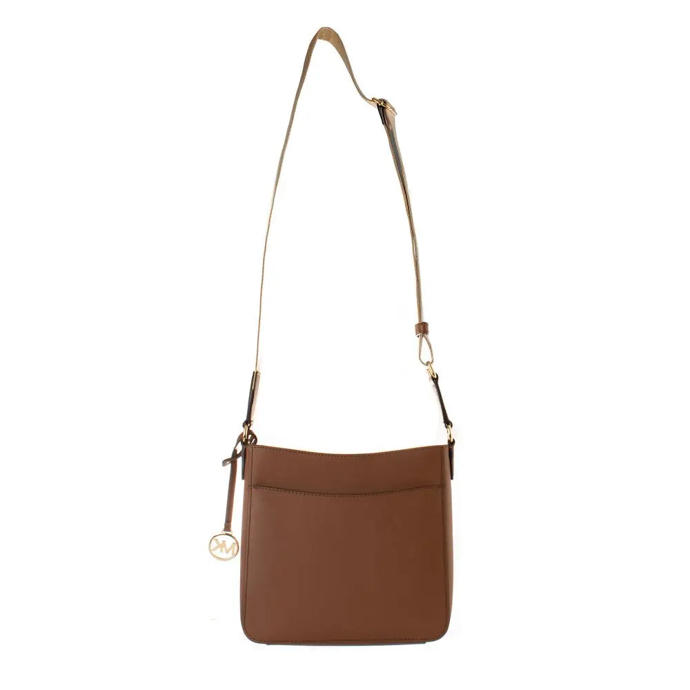 Michael Kors Brown Canvas Crossbody Bag Michael Kors