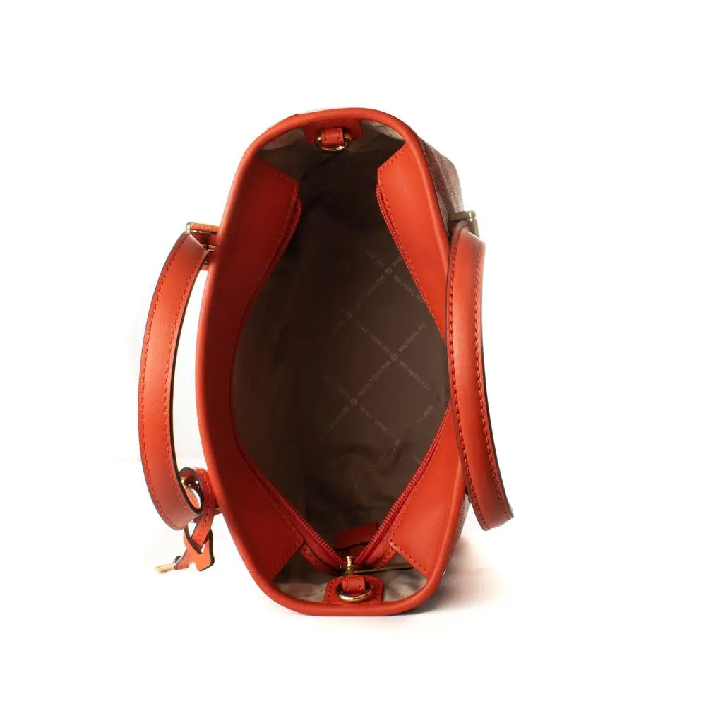 Michael Kors Orange Canvas Tote Bag Michael Kors