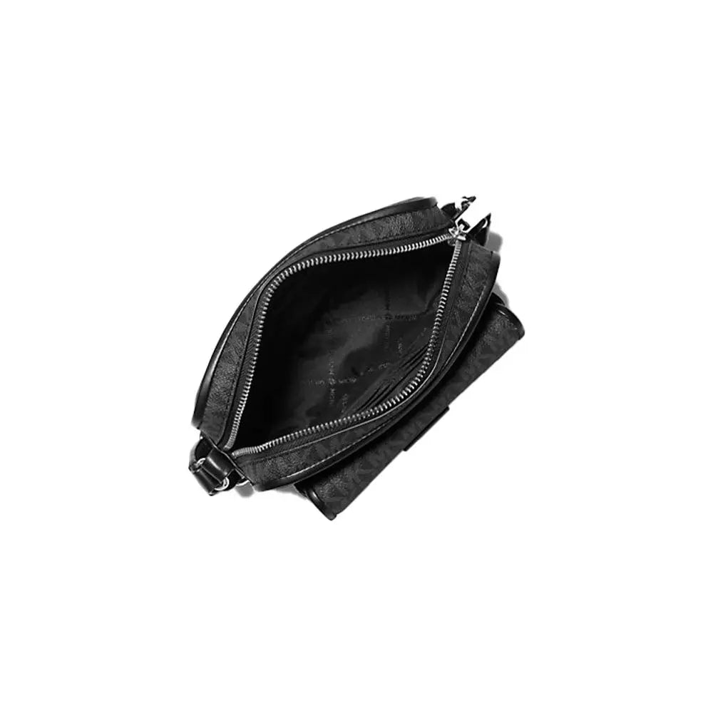 Michael Kors Black Canvas Crossbody Bag Michael Kors