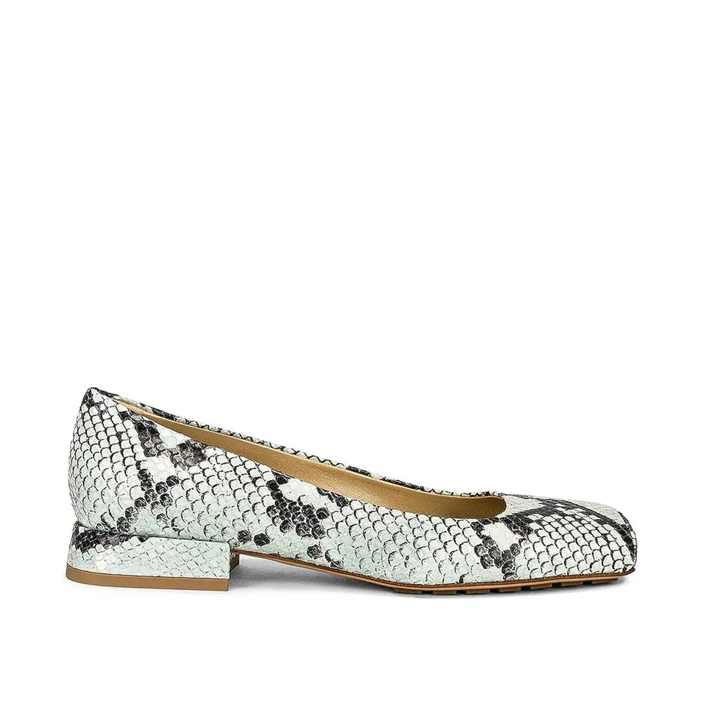 Bottega Veneta Bicolor Calfskin Ballet Flats Bottega Veneta