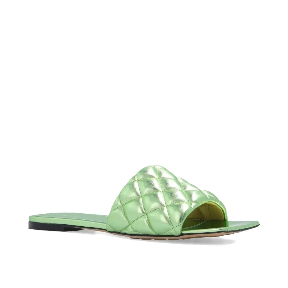 Bottega Veneta Bicolor Calfskin Sandals Bottega Veneta
