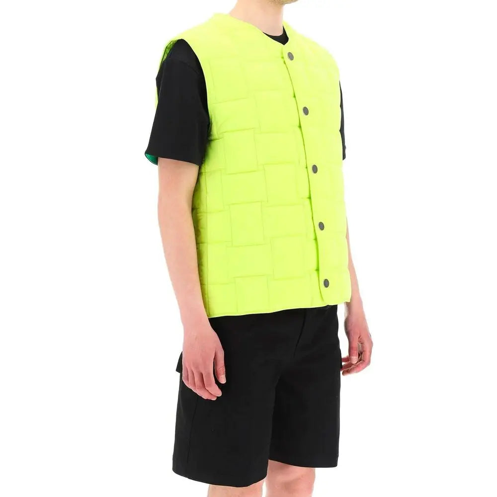 Bottega Veneta Bicolor Polyamide Sleveless Jacket Bottega Veneta