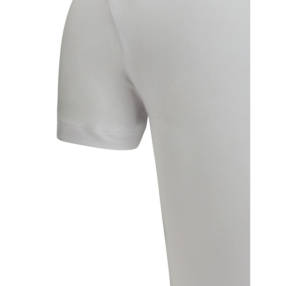 Brunello Cucinelli White Cotton T-Shirt Brunello Cucinelli