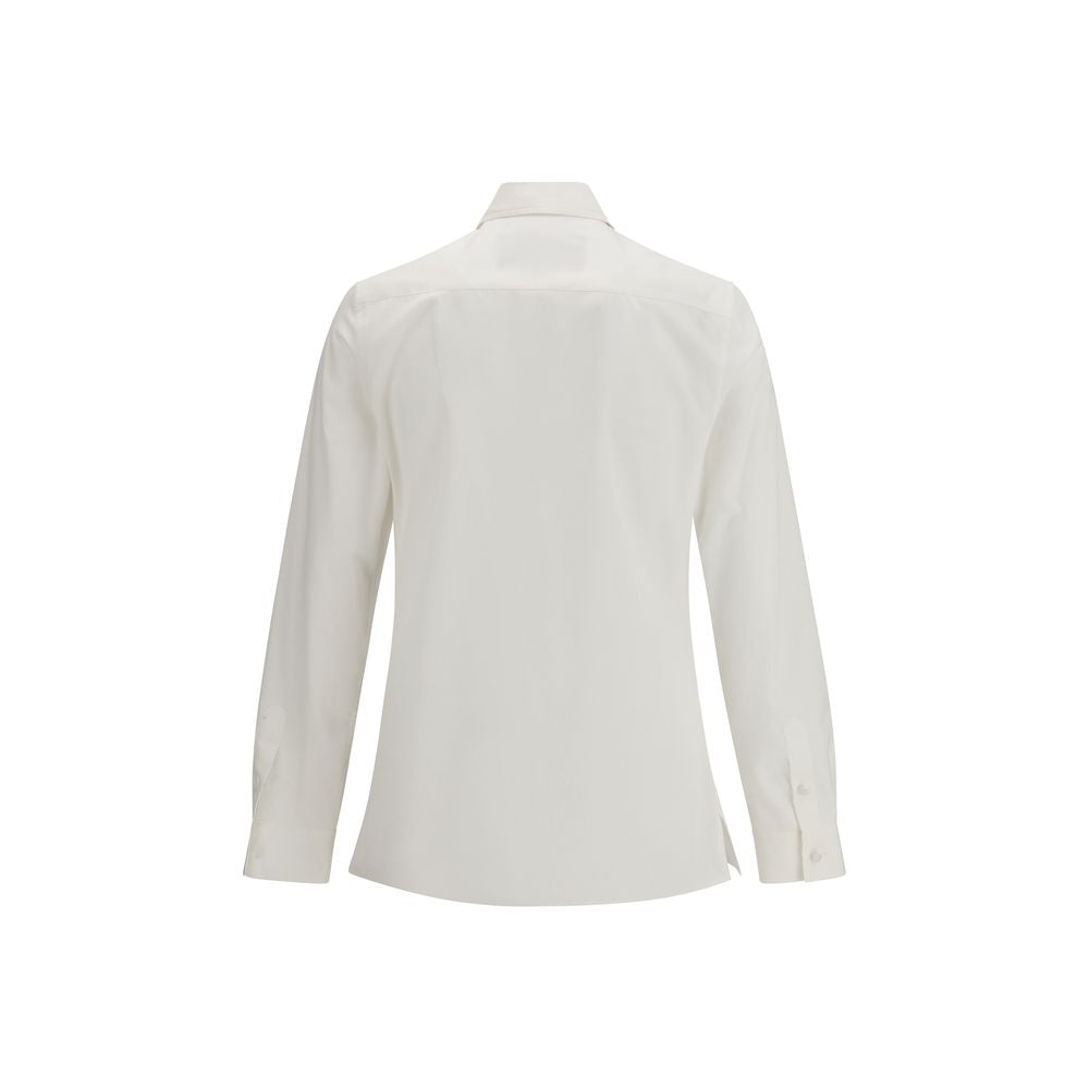 Valentino Garavani White Cotton Dress Shirt Valentino Garavani