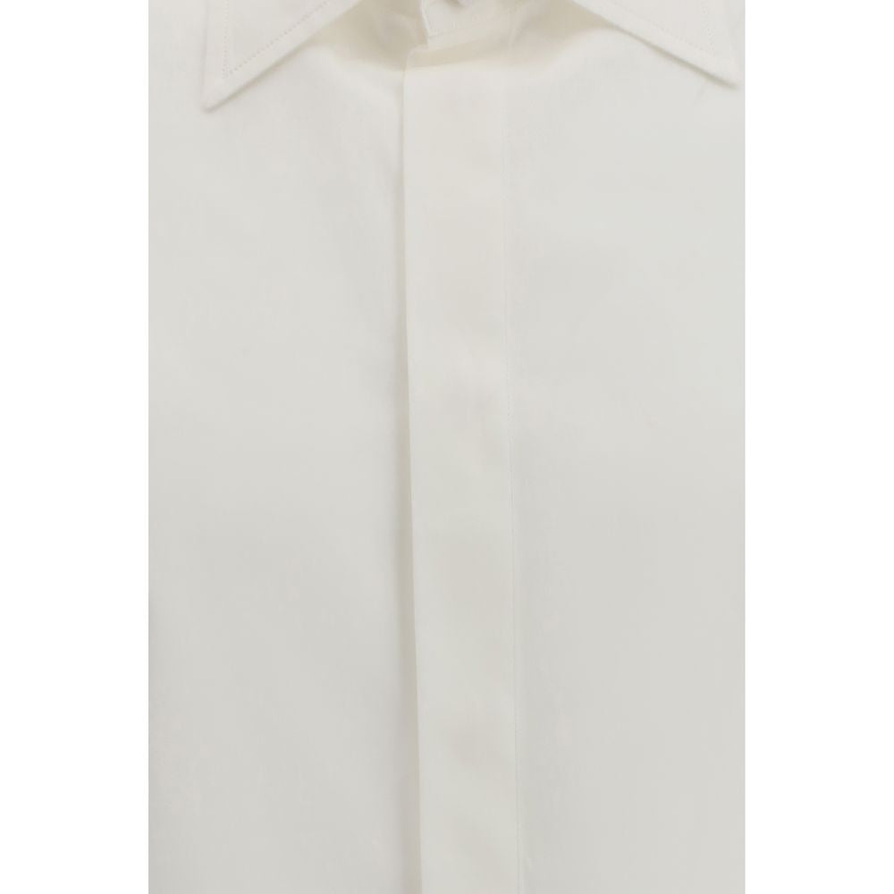 Valentino Garavani White Cotton Dress Shirt Valentino Garavani