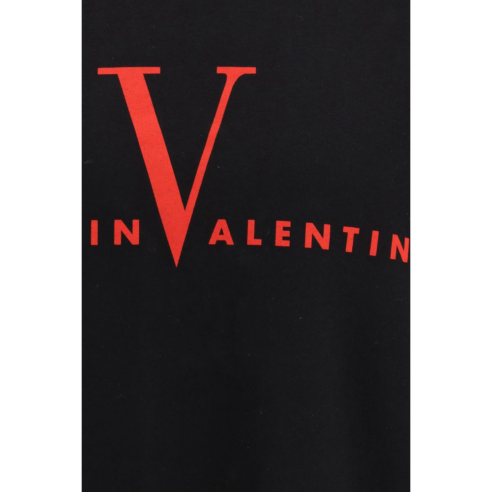 Valentino Garavani Black Cotton T-Shirt Valentino Garavani