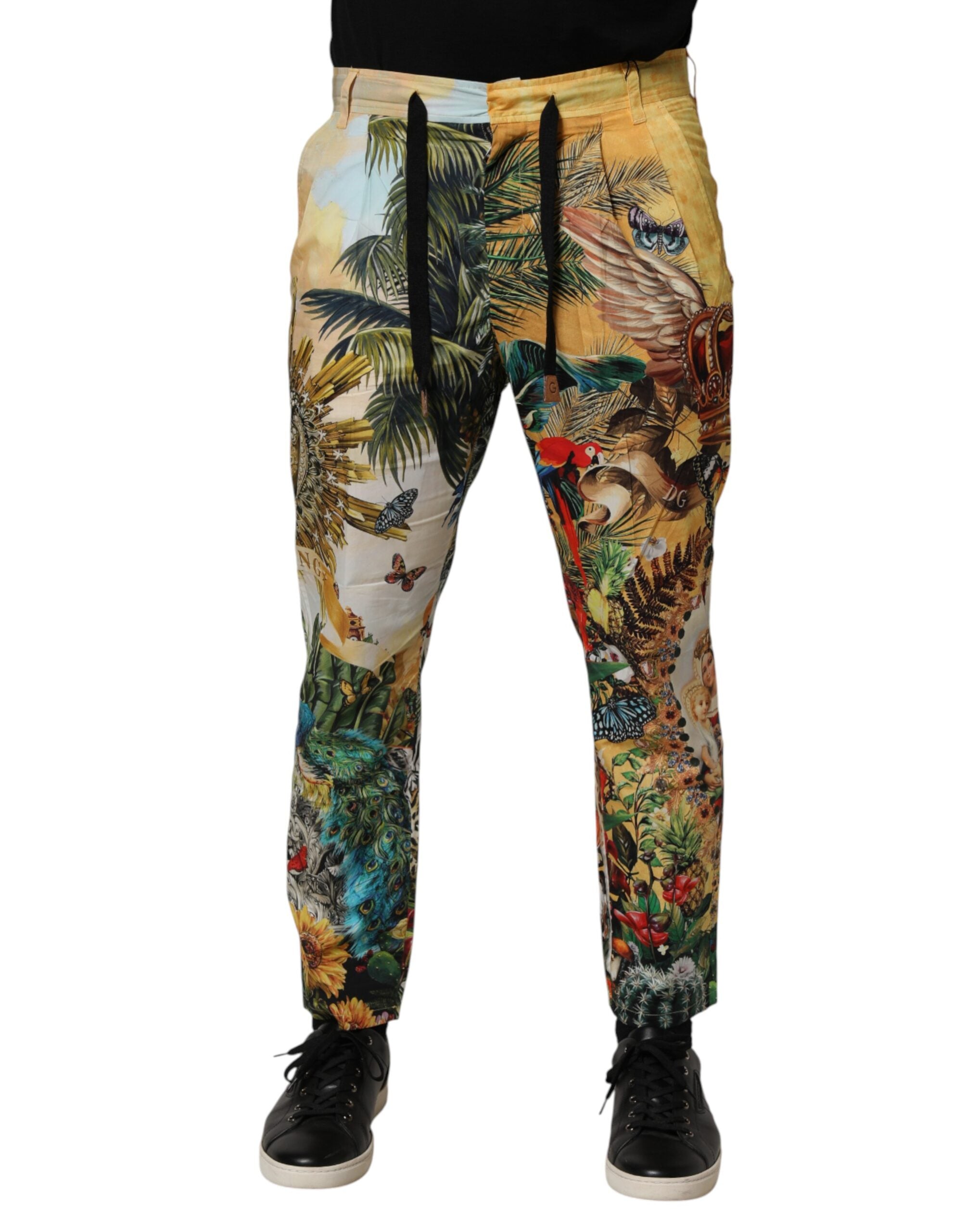 Dolce & Gabbana Multicolor Tropical King Lounge Trouser Pants Dolce & Gabbana
