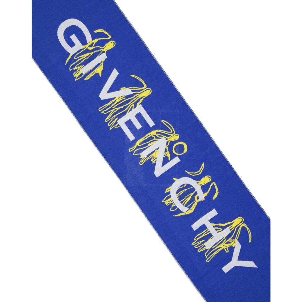 Givenchy Blue Silk Foulard Givenchy