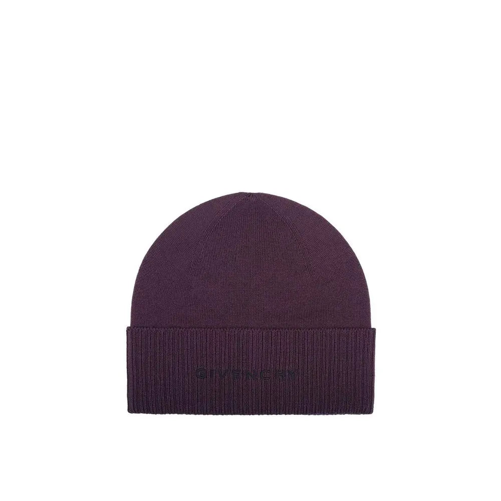 Givenchy Purple Wool Beanie Givenchy