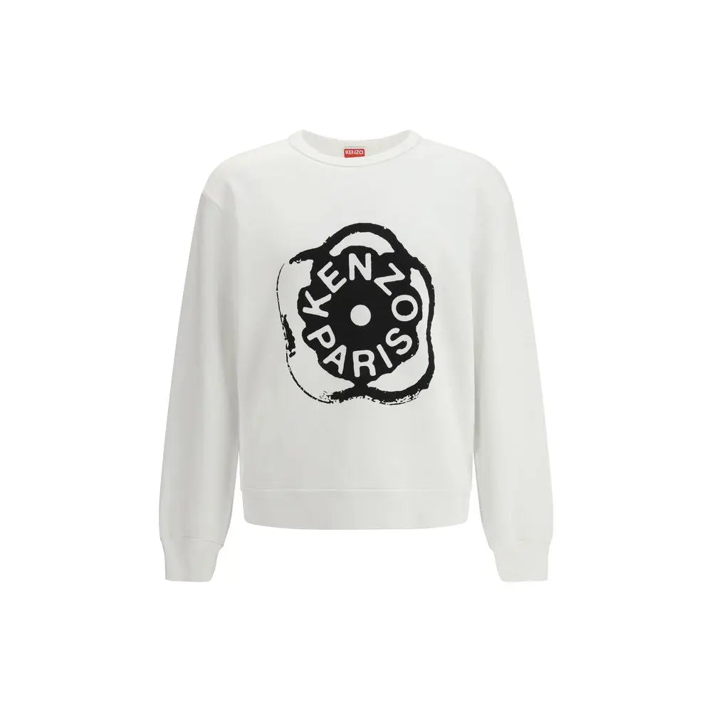 Kenzo White Cotton Sweatshirt Kenzo