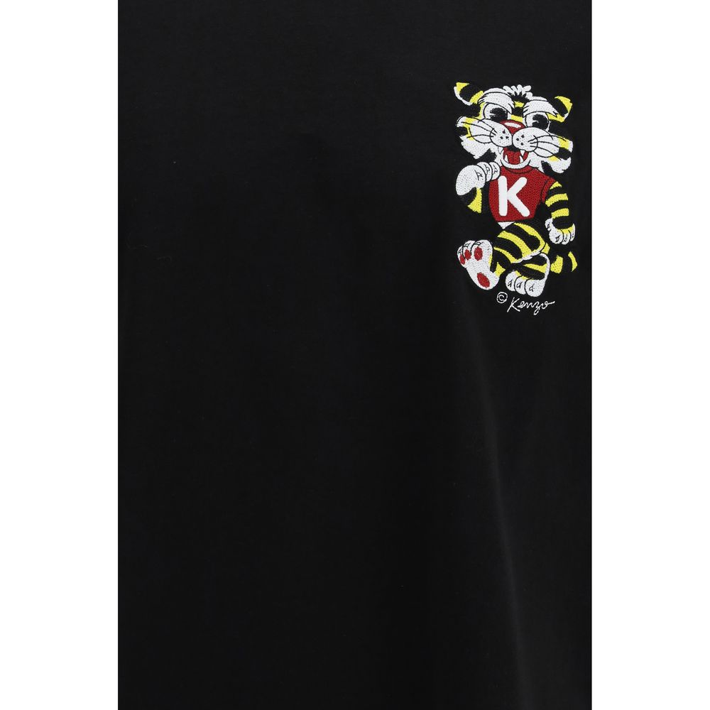 Kenzo Black Cotton T-Shirt Kenzo
