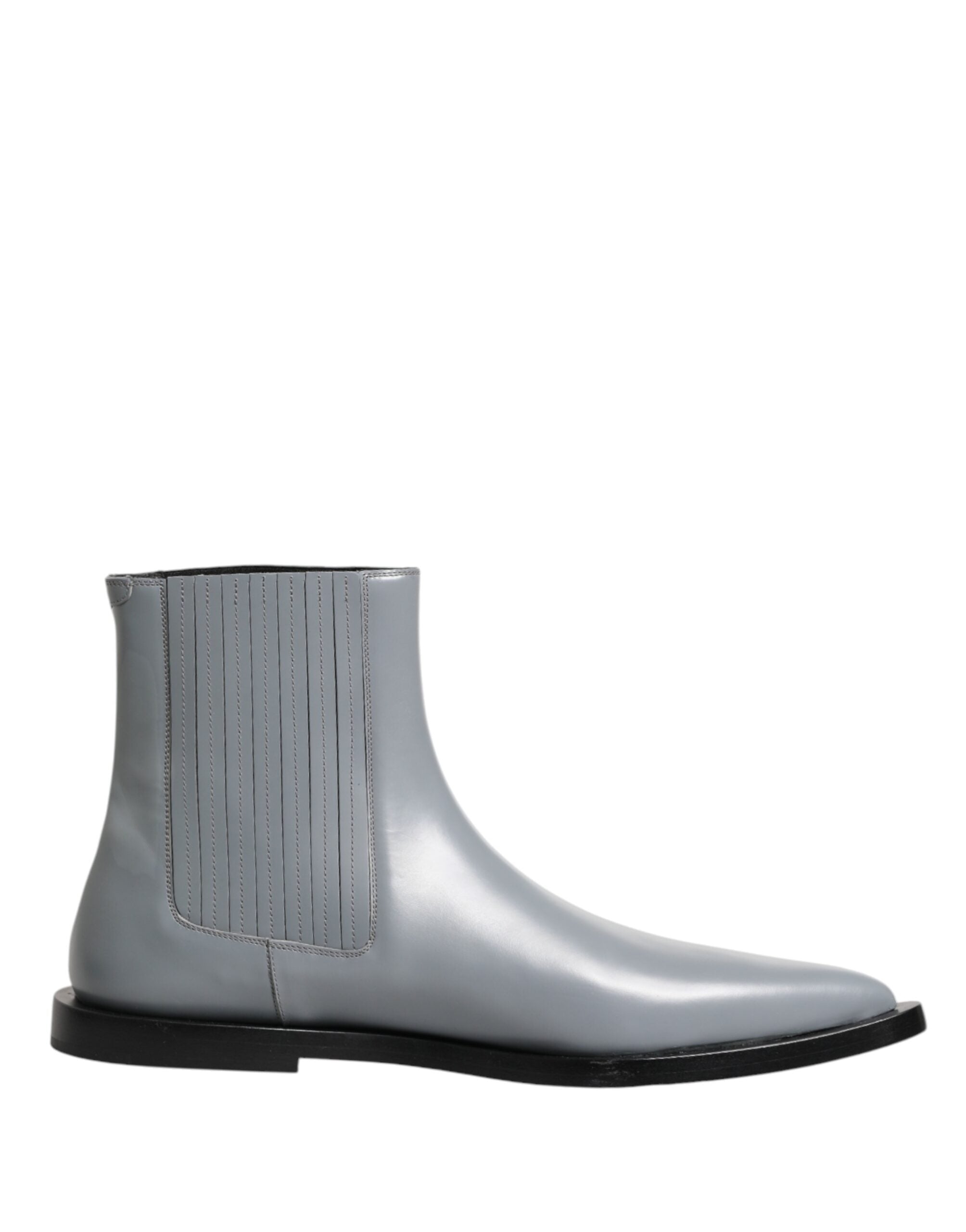 Dolce & Gabbana Light Gray Chelsea Short Ankle Boots Shoes Dolce & Gabbana