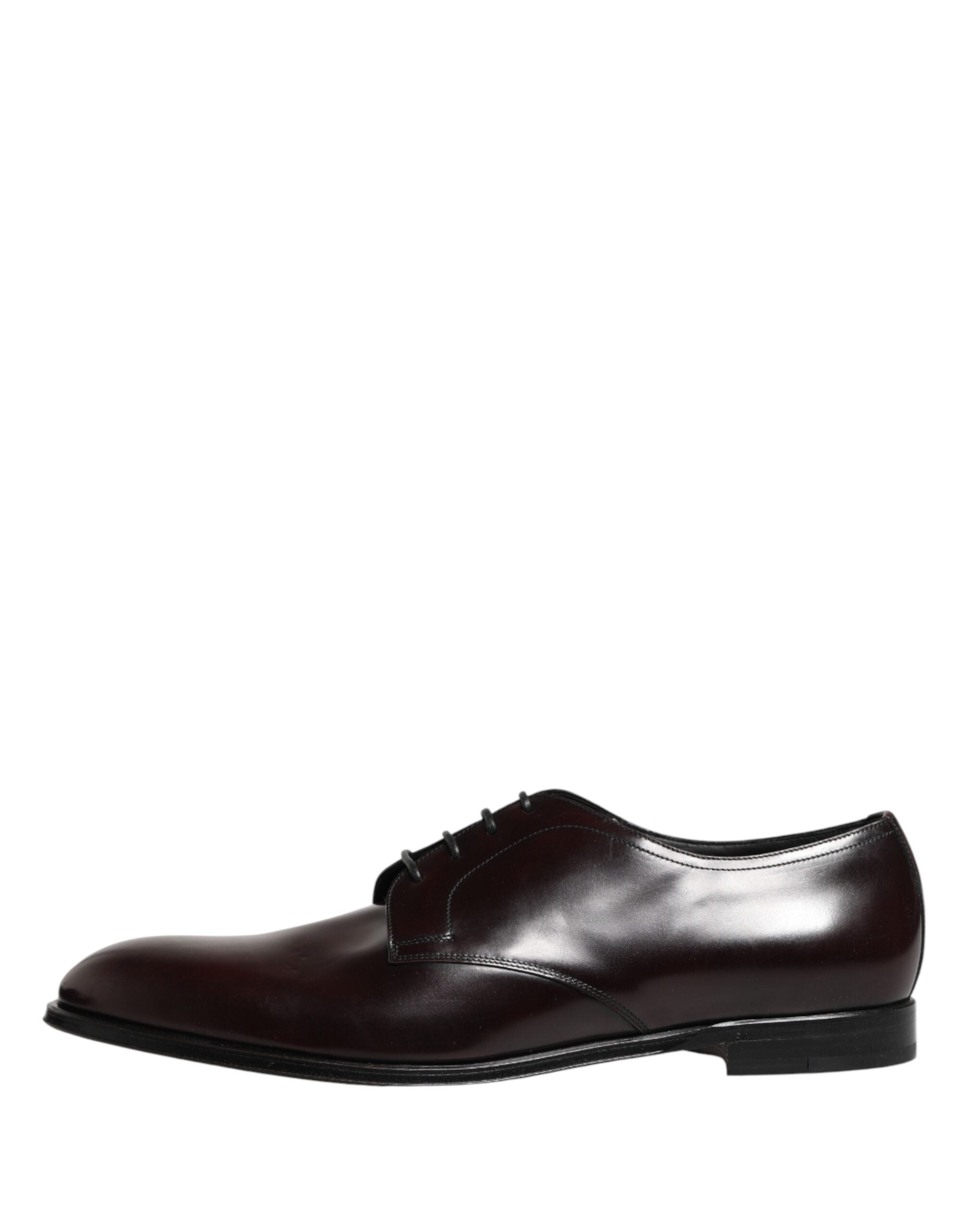 Dolce & Gabbana Black Lace Up Leather Dress Derby Men Shoes Dolce & Gabbana