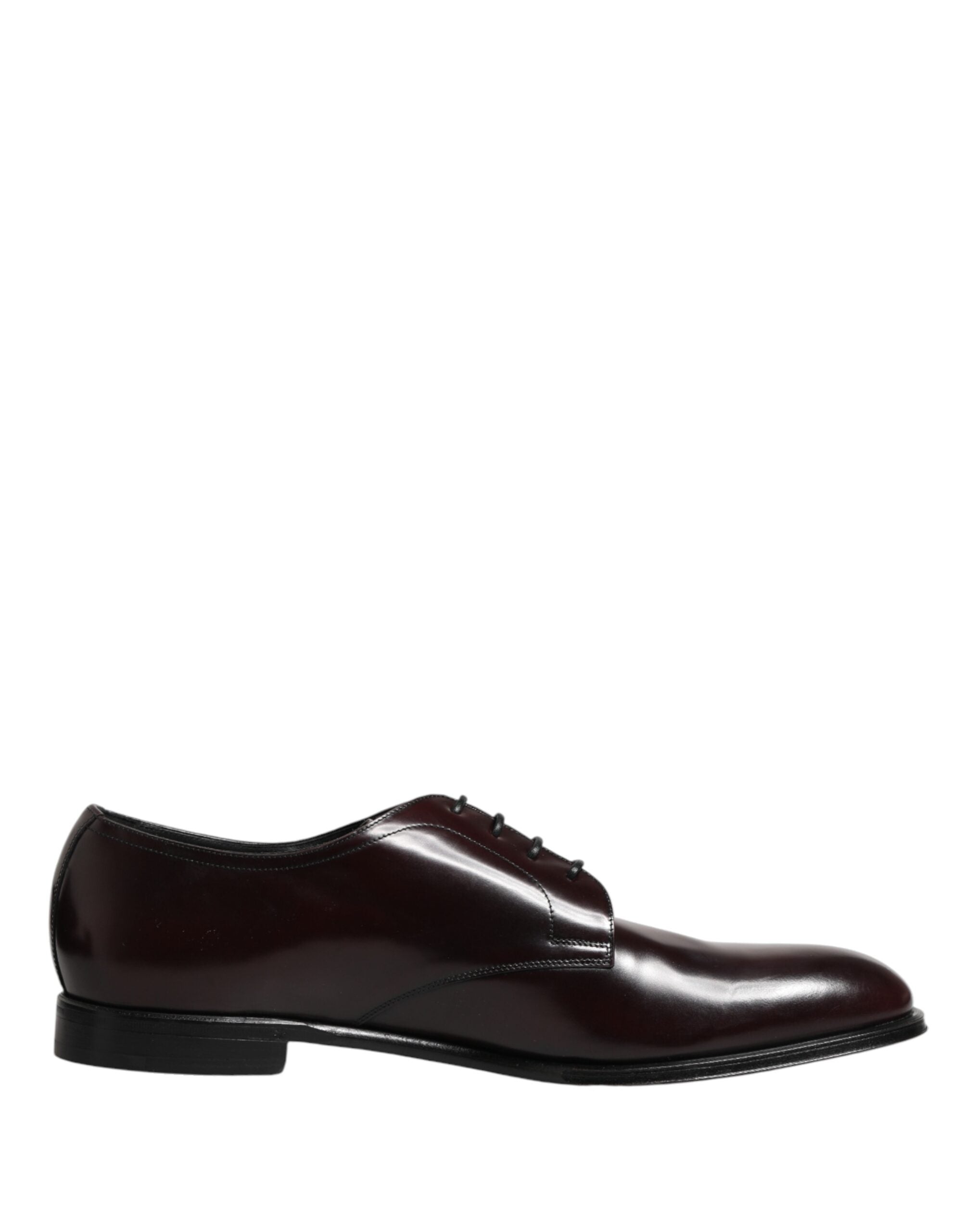 Dolce & Gabbana Black Lace Up Leather Dress Derby Men Shoes Dolce & Gabbana
