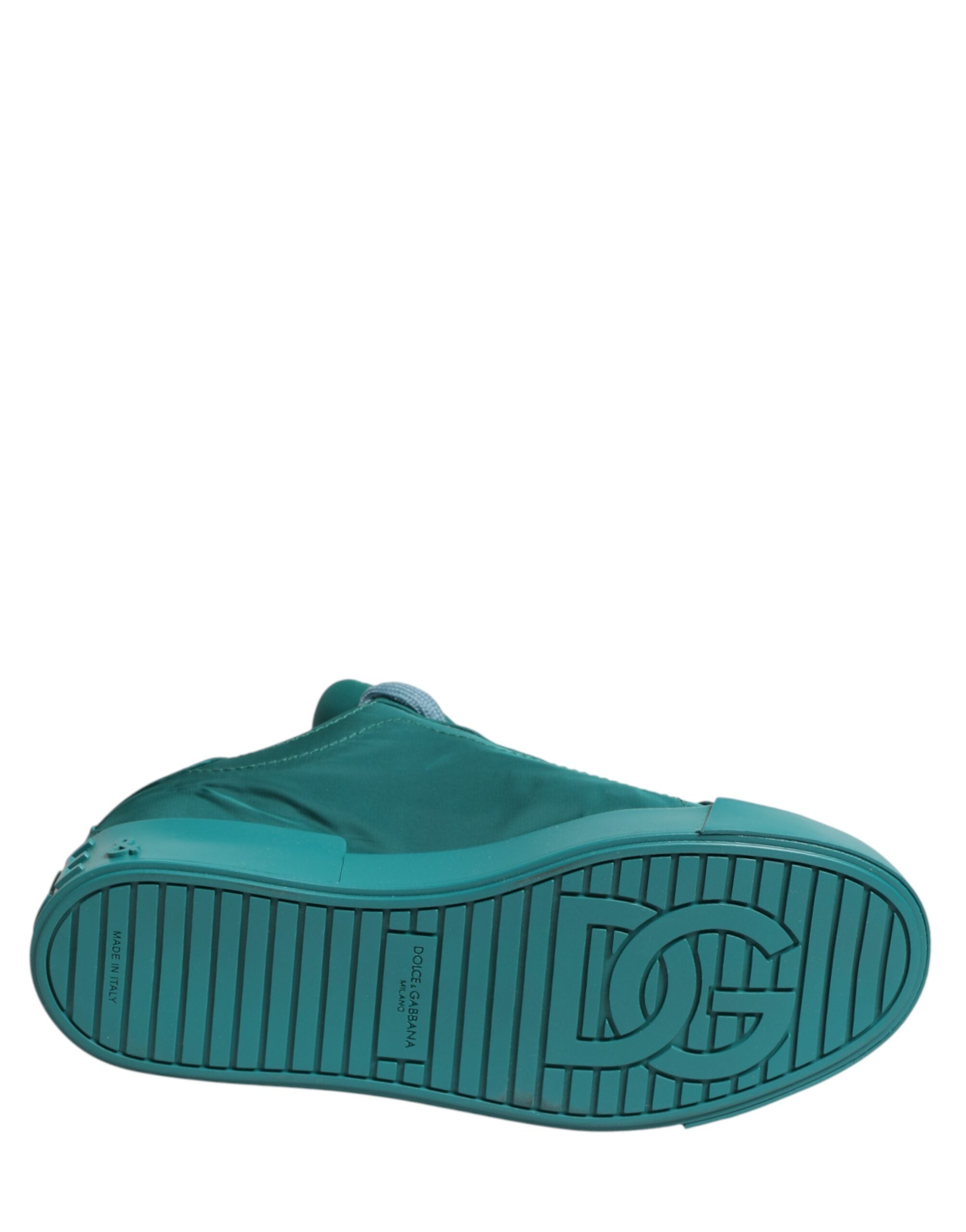 Dolce & Gabbana Teal Portofino Men Low Top Sneakers Shoes Dolce & Gabbana