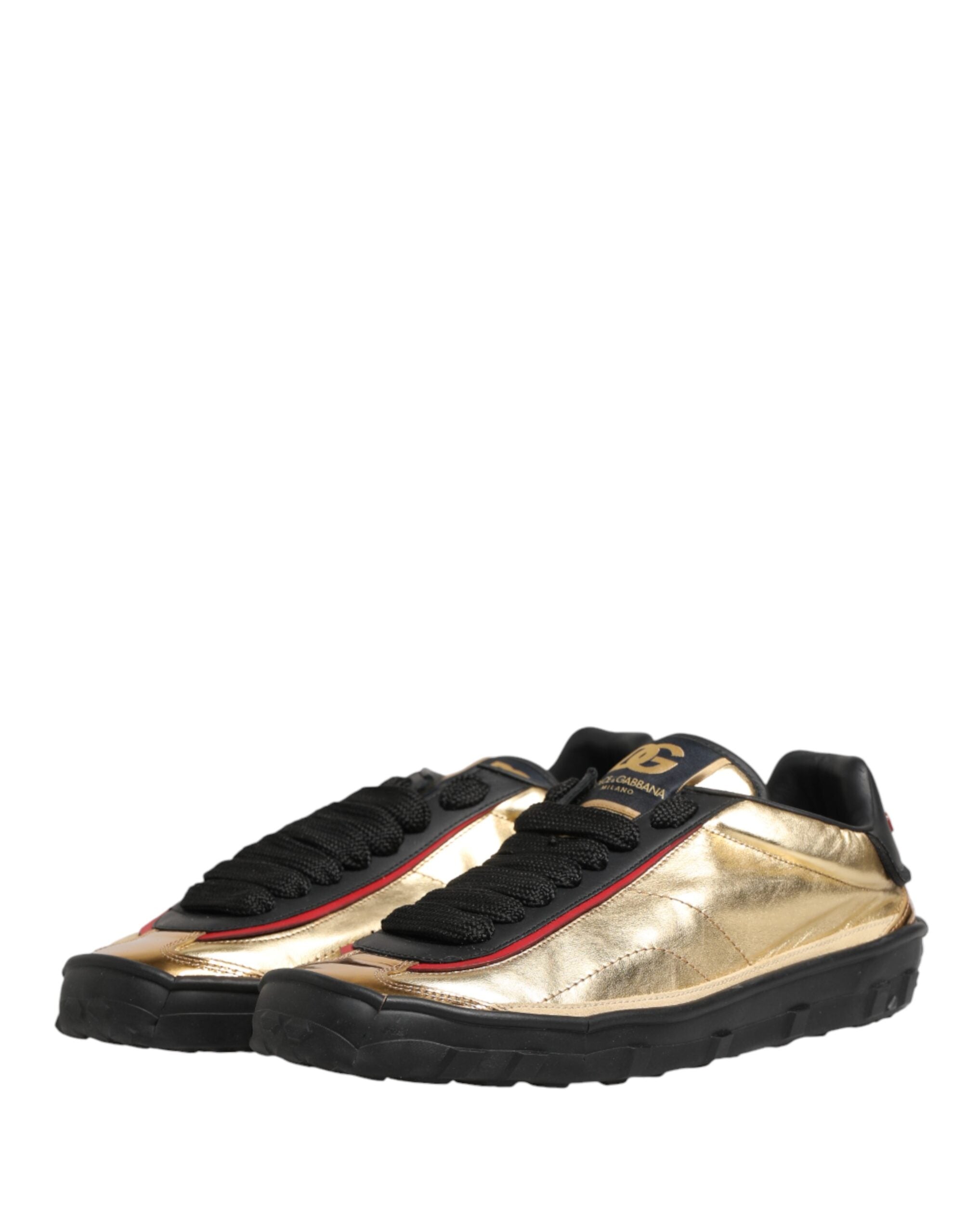 Dolce & Gabbana Multicolor Old Runner Lace Up Sneakers Shoes Dolce & Gabbana