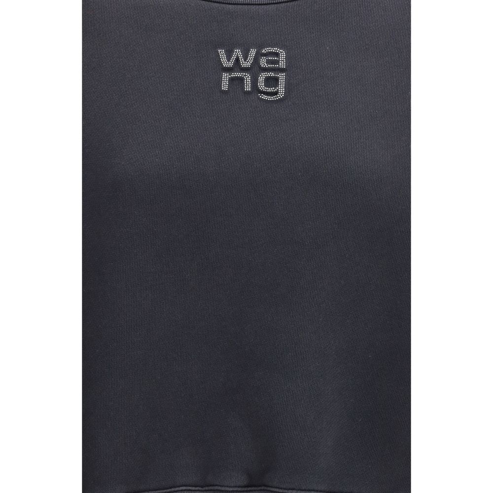 Alexander Wang Black Cotton Sweatshirt Alexander Wang