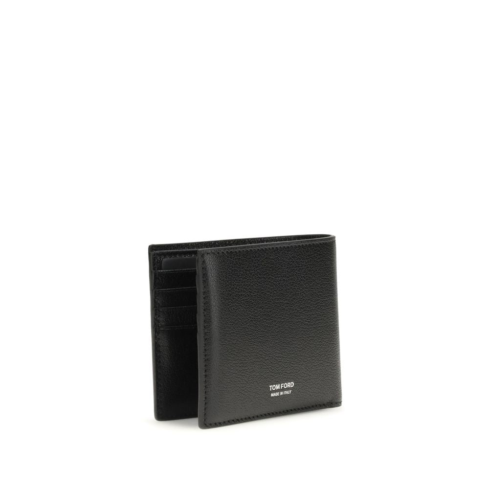 Tom Ford Black Calf Leather Bos Taurus Wallet Tom Ford