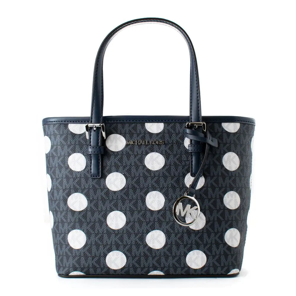 Michael Kors Blue Canvas Tote Bag Michael Kors