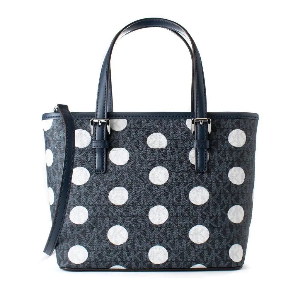 Michael Kors Blue Canvas Tote Bag Michael Kors