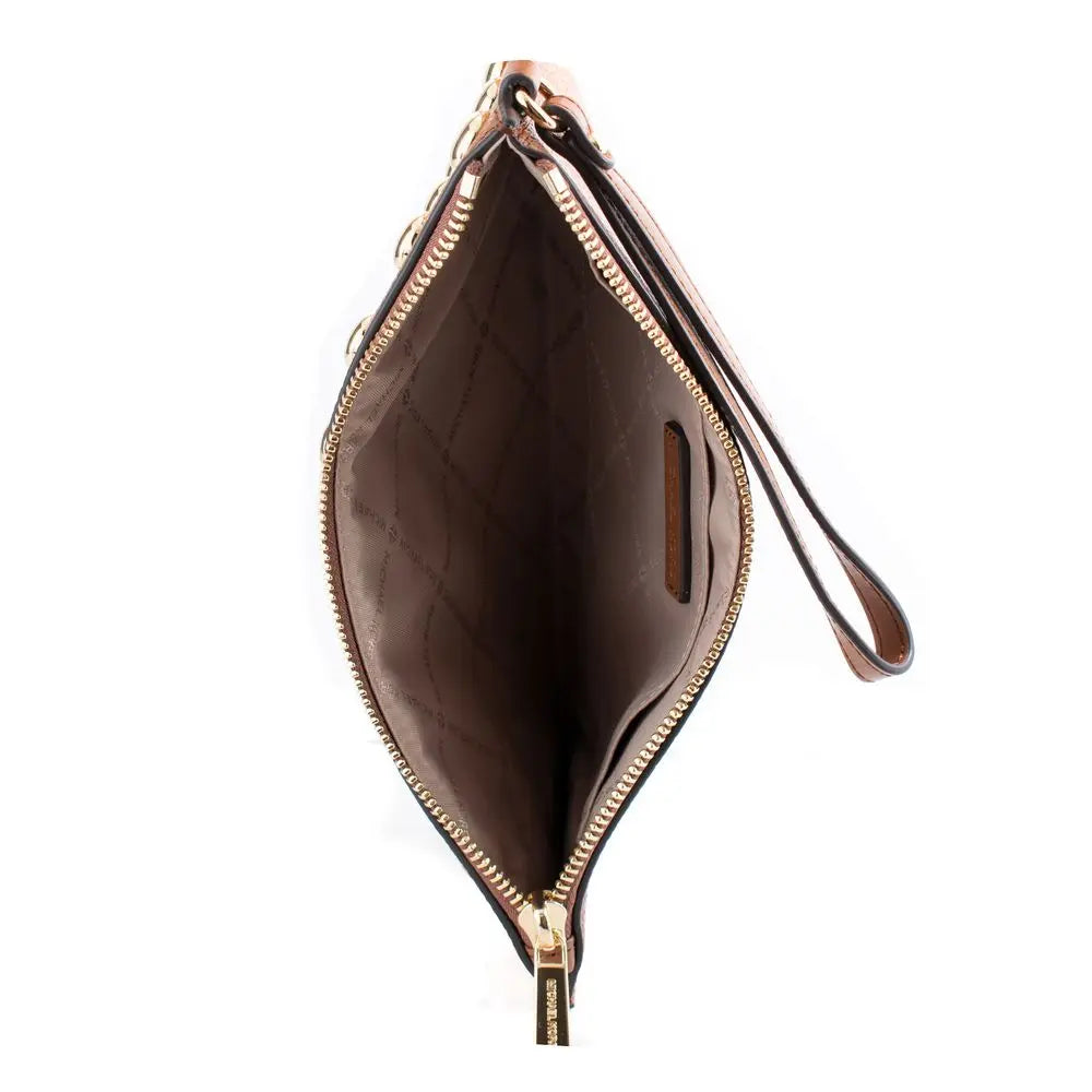Michael Kors Black Leather Clutch Bag Michael Kors