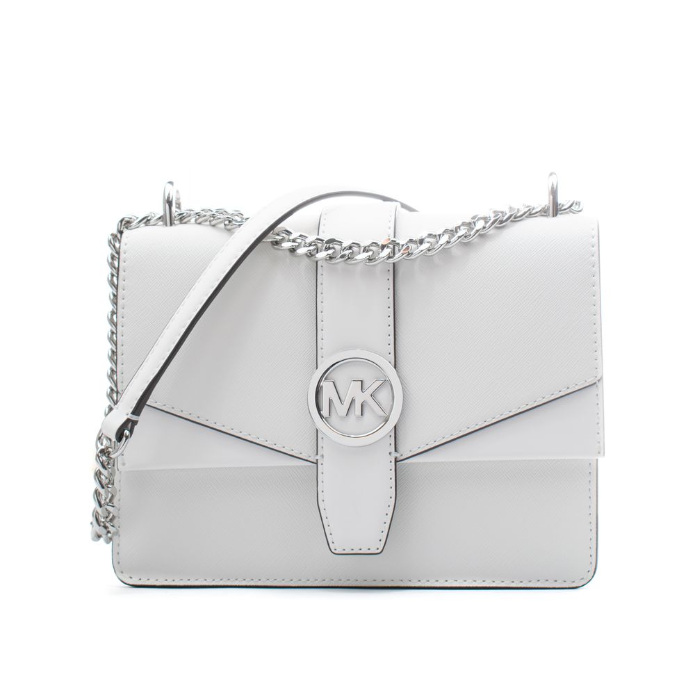 Michael Kors White Leather Shoulder Bag Michael Kors