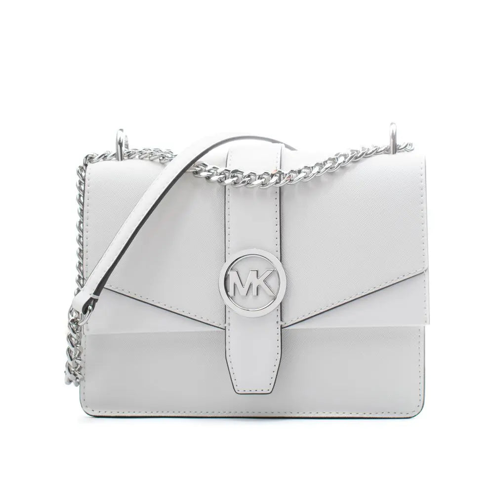 Michael Kors White Leather Shoulder Bag Michael Kors