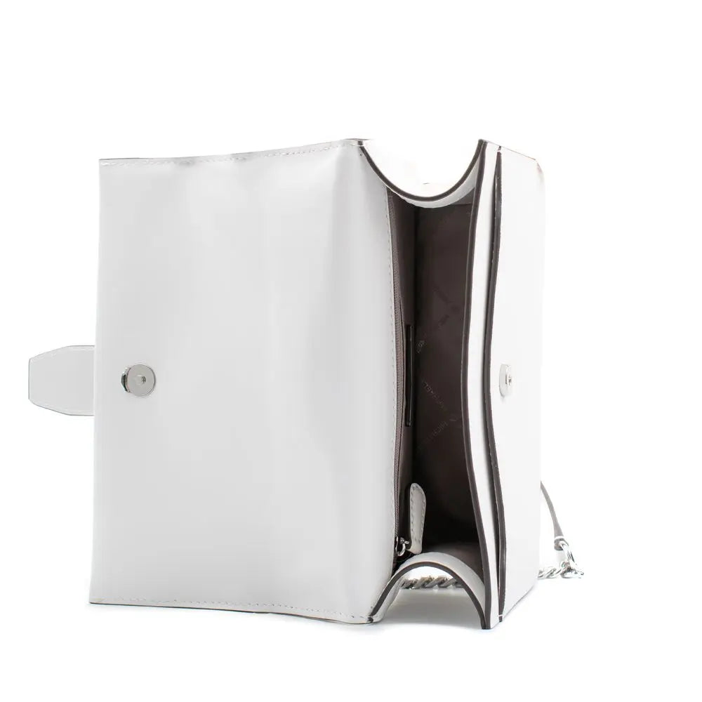 Michael Kors White Leather Shoulder Bag Michael Kors