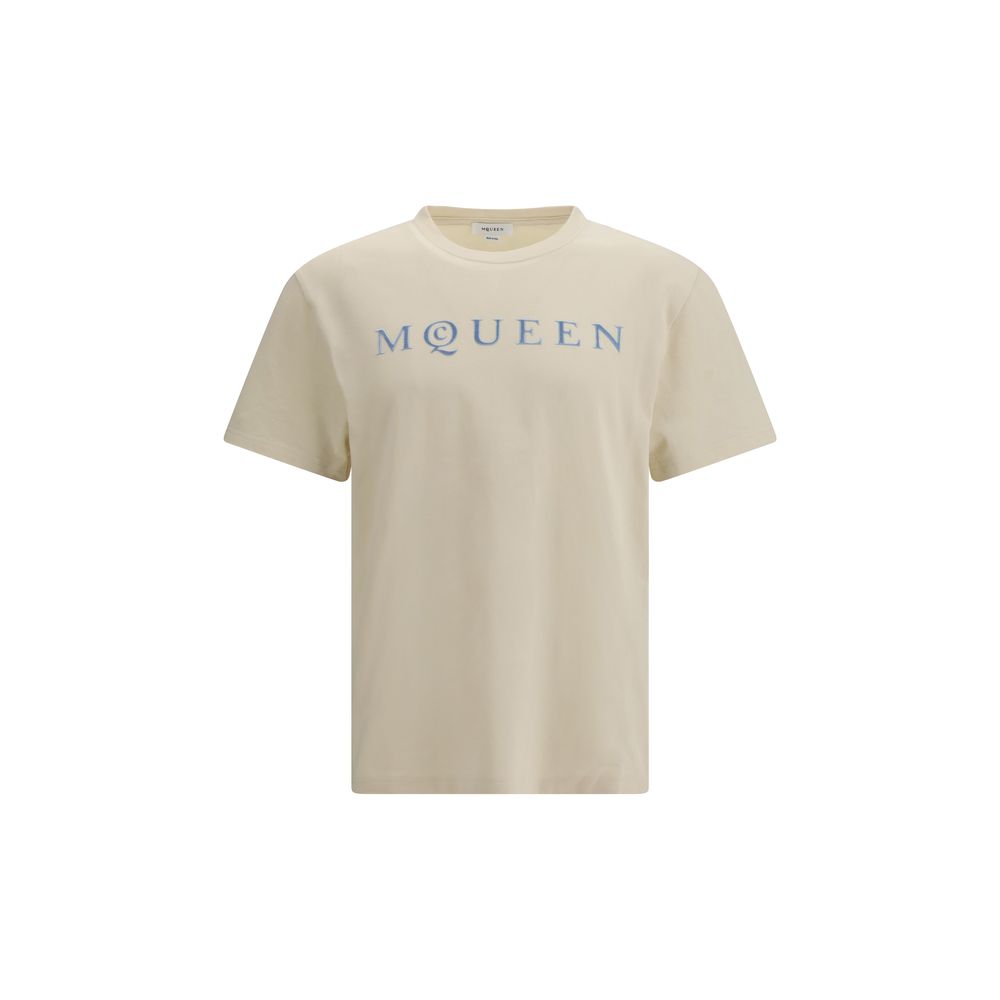 Alexander McQueen Beige Cotton T-Shirt Alexander McQueen