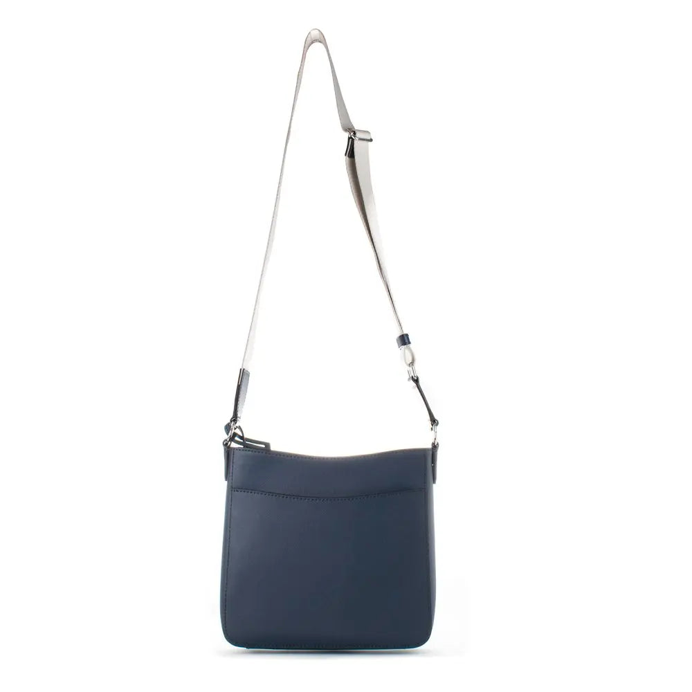 Michael Kors Blue Canvas Crossbody Bag Michael Kors