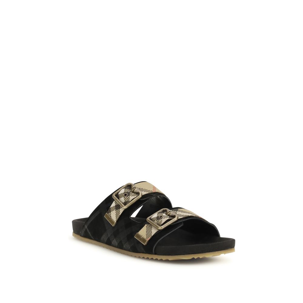 Burberry Multicolor Rubber Flat Sandals Burberry
