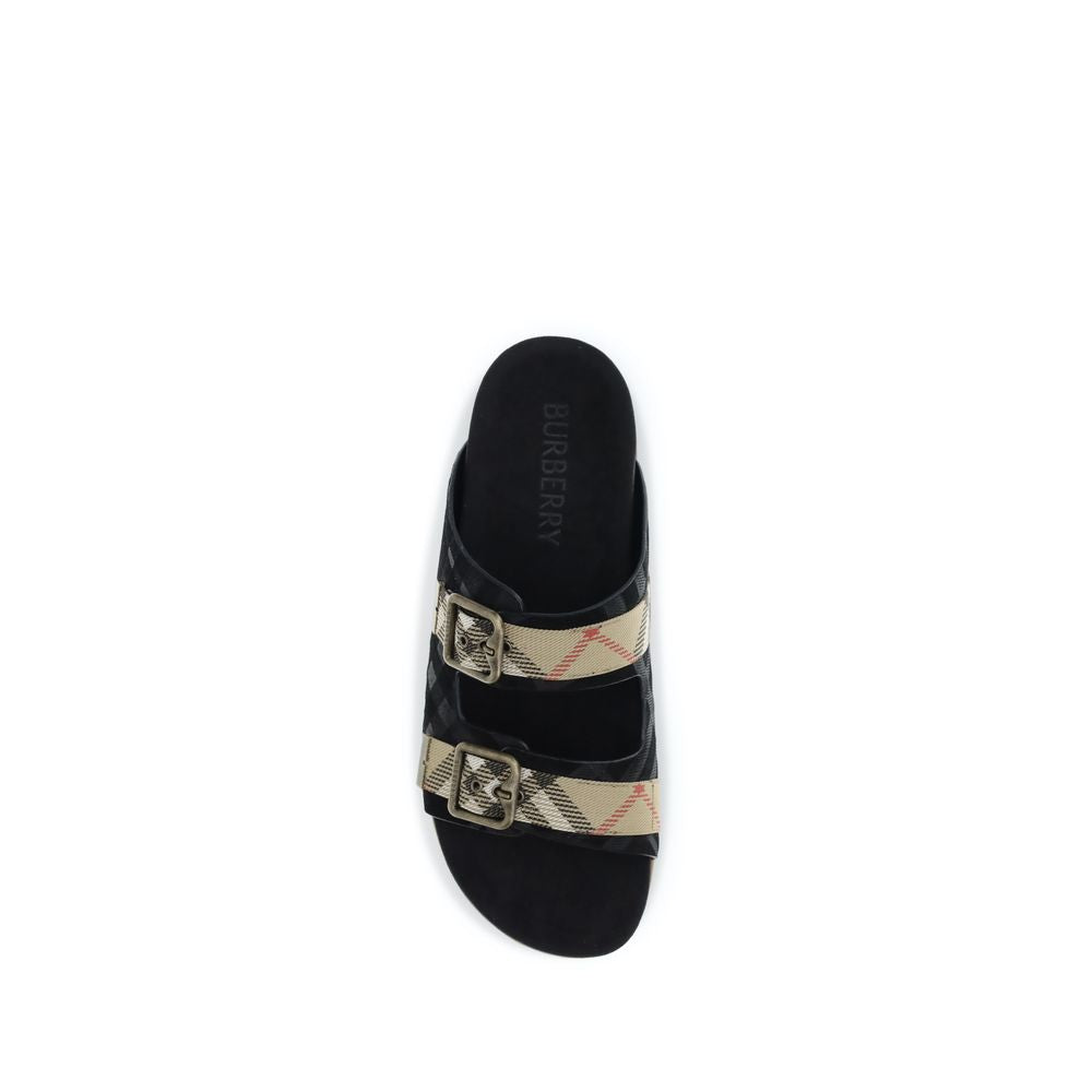 Burberry Multicolor Rubber Flat Sandals Burberry