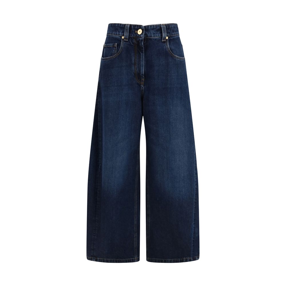 Brunello Cucinelli Blue Cotton Jeans Denim Brunello Cucinelli