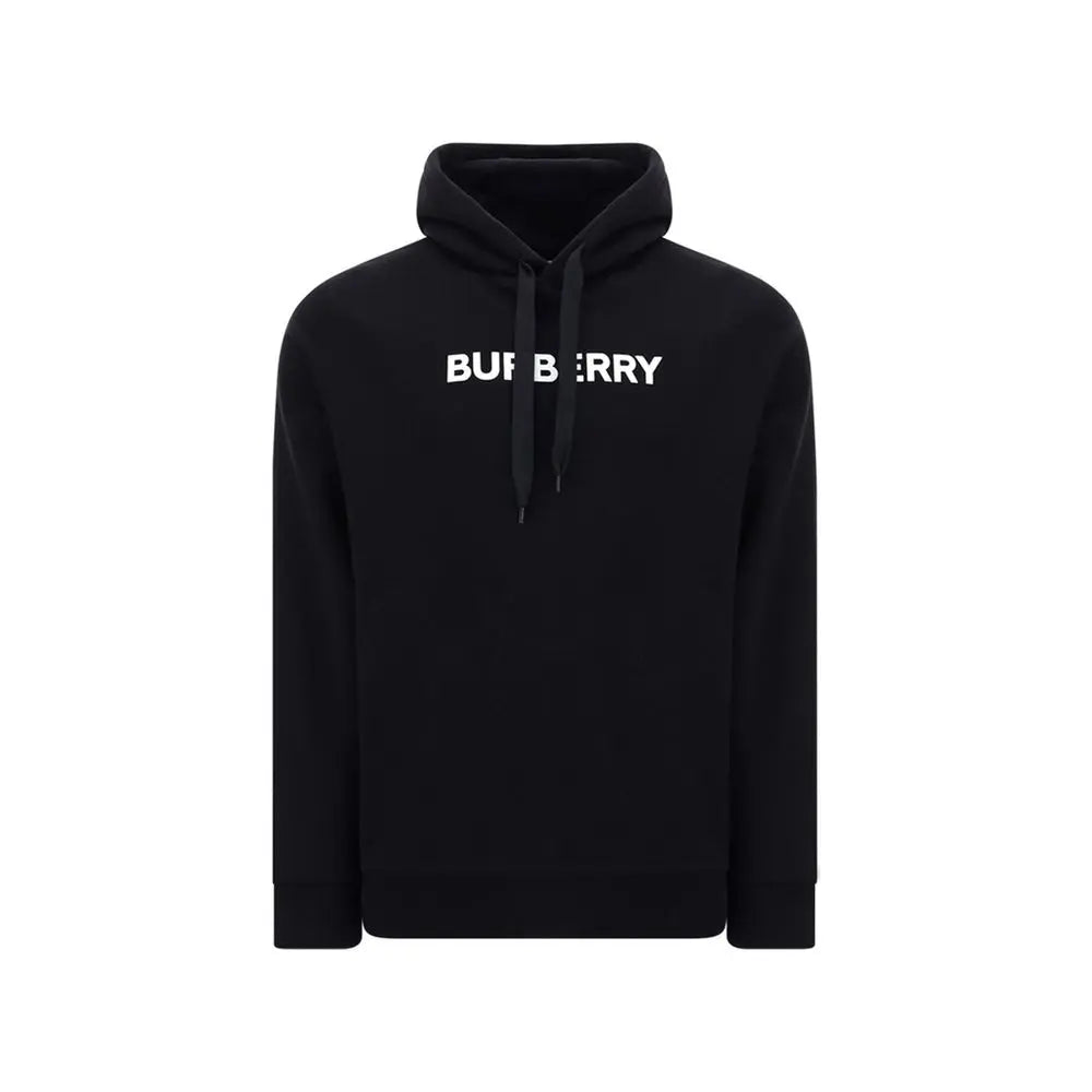 Burberry Black Cotton Sweatshirt Burberry