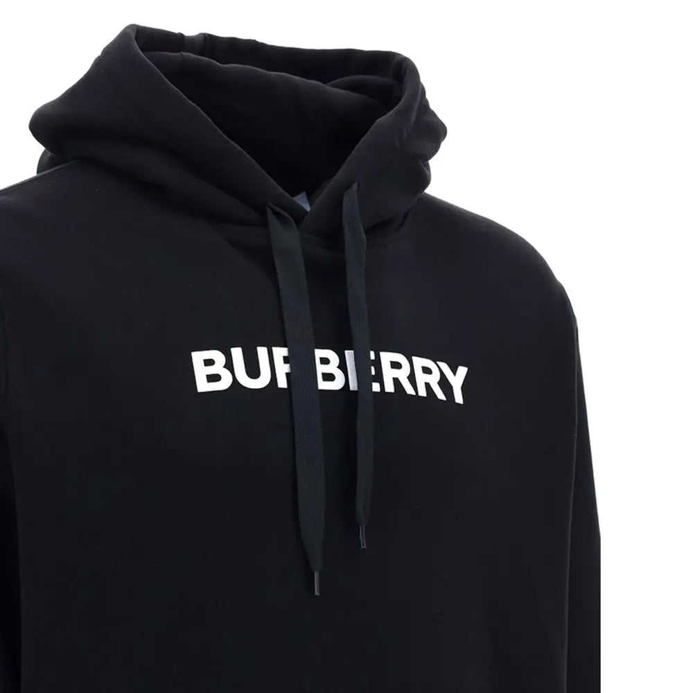 Burberry Black Cotton Sweatshirt Burberry