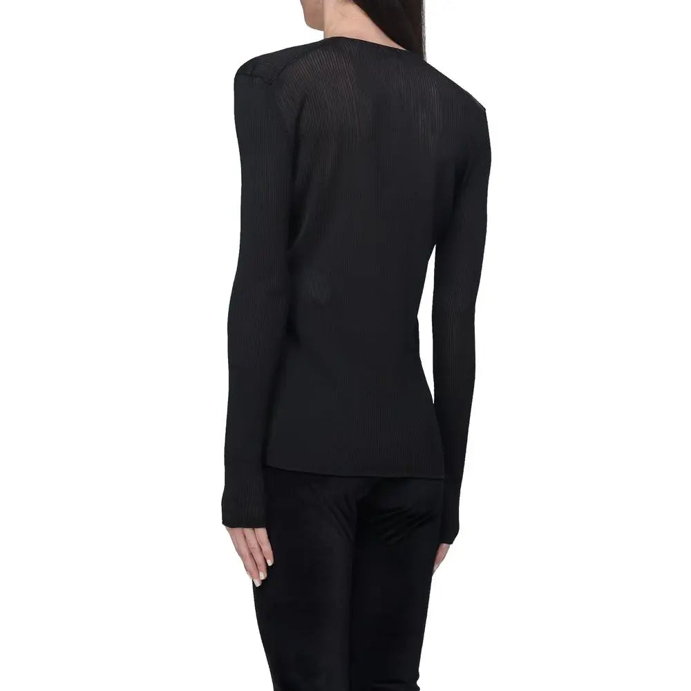 Tom Ford Black Polyamide Tank Tops Tom Ford