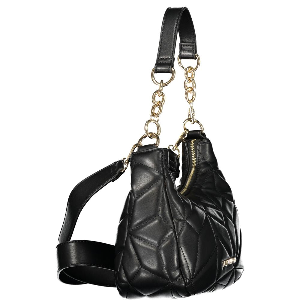 Mario Valentino Nero Polyurethane Women's Bag with Removable Shoulder Strap Mario Valentino