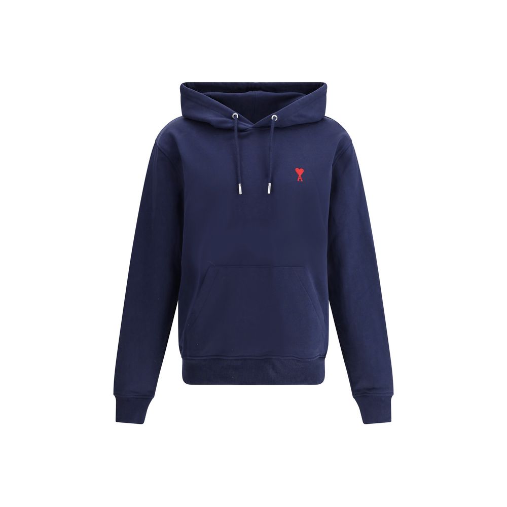 Ami Paris Blue Cotton Sweatshirt Ami Paris
