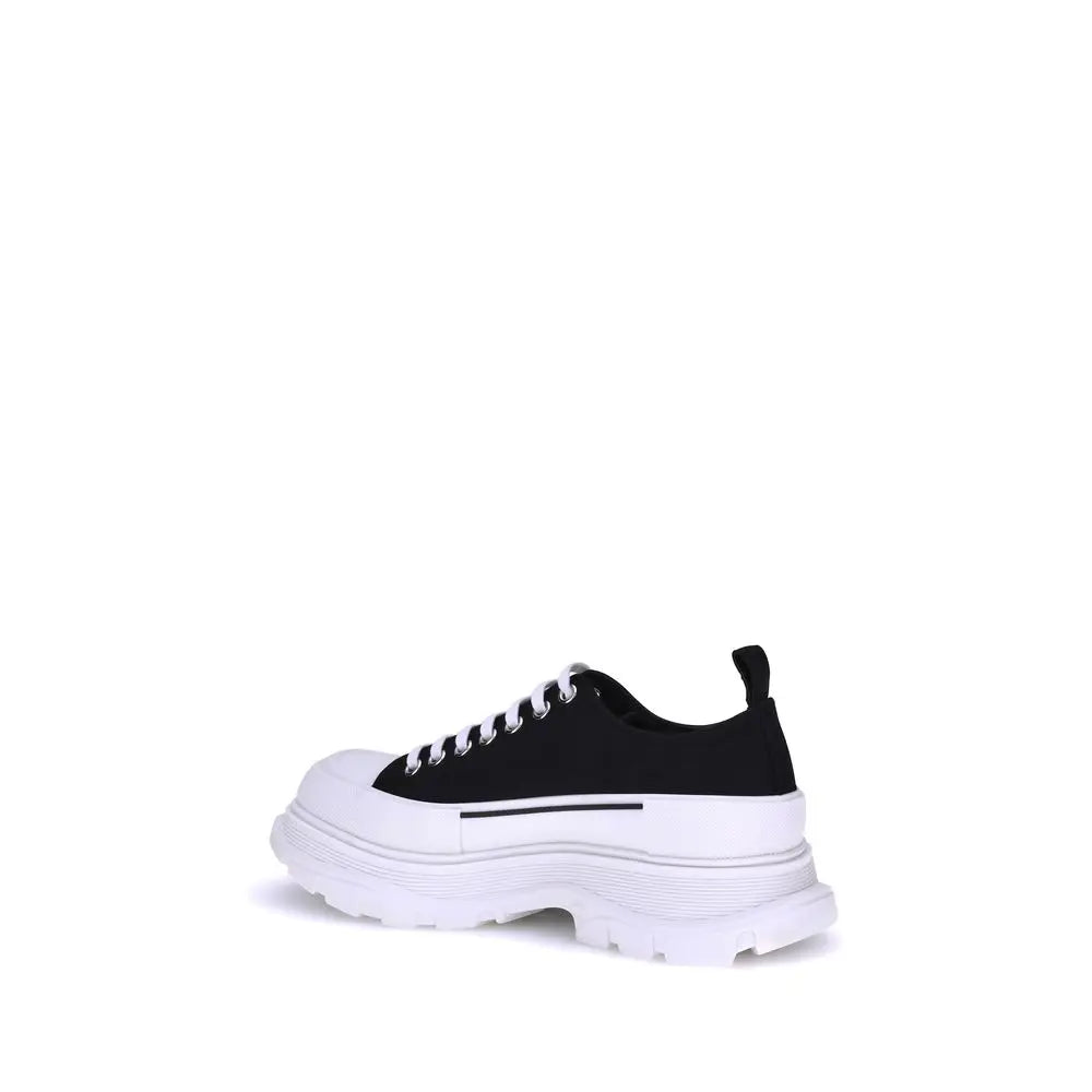 Alexander McQueen Black Canvas Chunky Sneakers Alexander McQueen