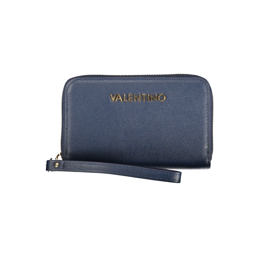 Mario Valentino Blue Polyurethane Women Wallet Mario Valentino