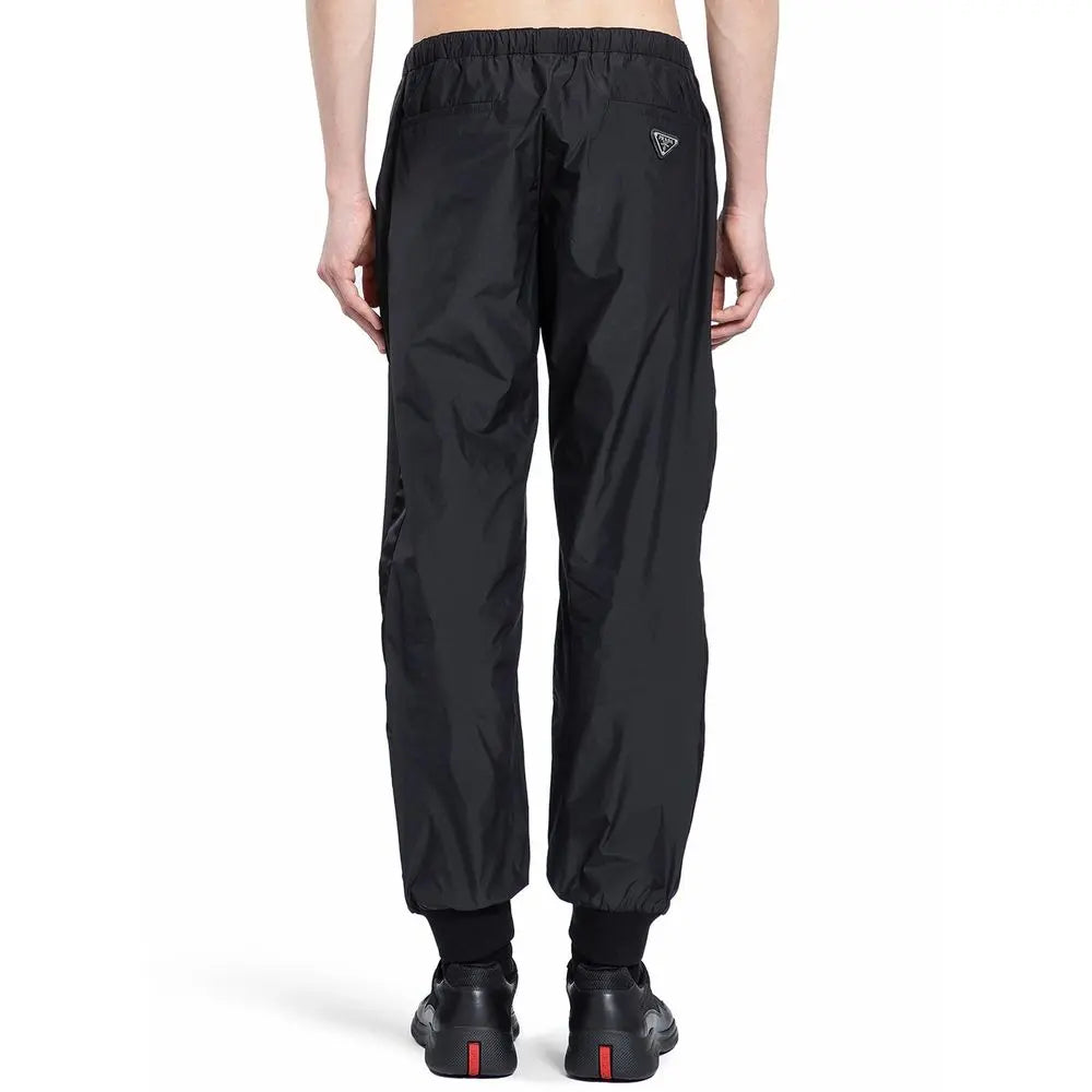 Prada Black Nylon Joggers (Workout Pants) Prada