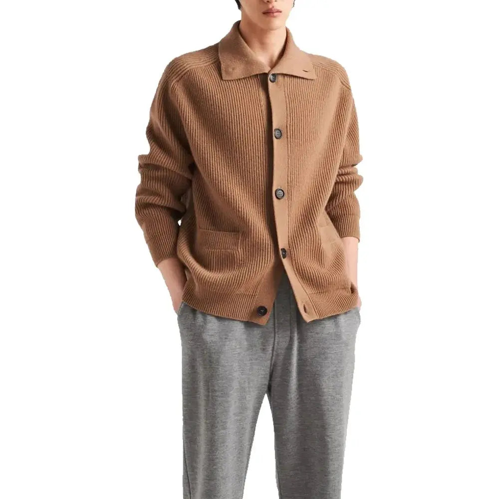 Prada Brown Cashmere Cardigan Prada