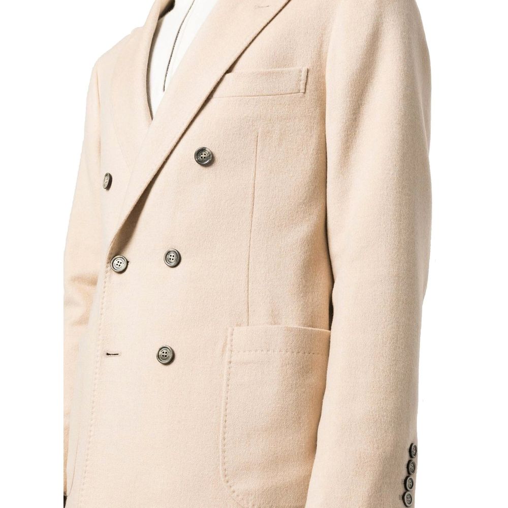 Brunello Cucinelli Beige Wool Blazer Brunello Cucinelli