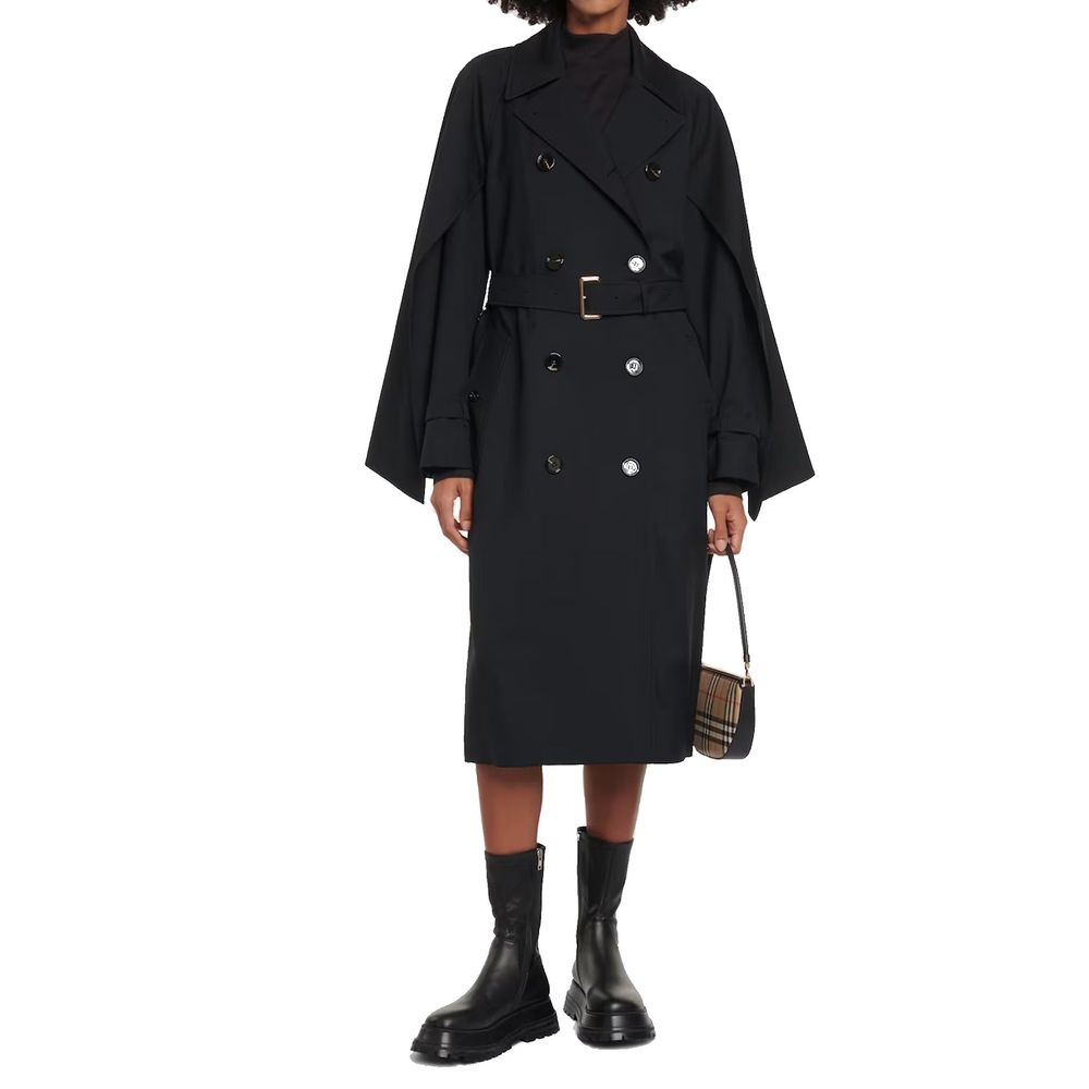 Burberry Black Polyester False Burberry